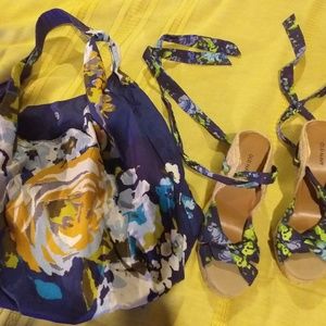 Old Navy sandles w/ bag